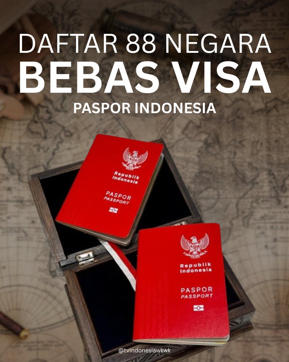 DAFTAR 88 NEGARA BEBAS VISA UNTUK PASPOR INDONESIA

Bebas Visa (Visa-Free): Akses langsung tanpa visa sebelumnya atau on arrival, cukup paspor valid.

1. Angola (30 hari)
2. Barbados (90 hari)
3. Belarus (30 hari)
4. Brazil (30 hari)
5. Brunei Darussalam (14 hari)
6. Kamboja (30