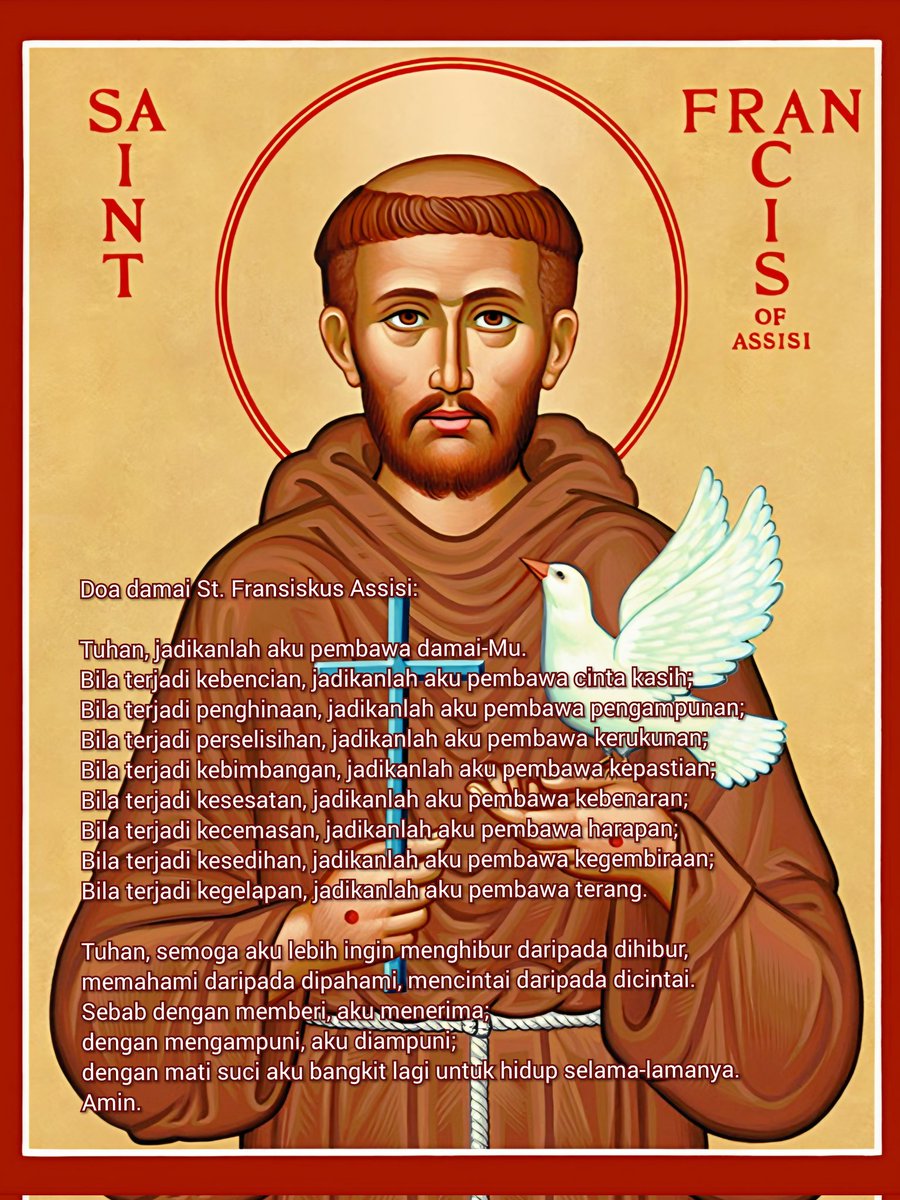Mengawali Tahun Yubileum Fransiskus Assisi dg semangat persaudaraan, membangun jembatan damai antar manusia..