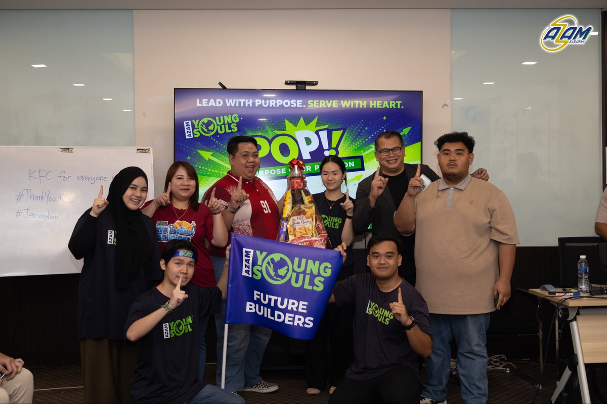 AZAMSarawak's tweet image. And just like that… we’ve reached the final day of AYS Youth Capacity Building 2026 ❤️✨

#AZAMSarawak #MovementforProgress #DigitalForImpact #AYSCapacityBuilding202
