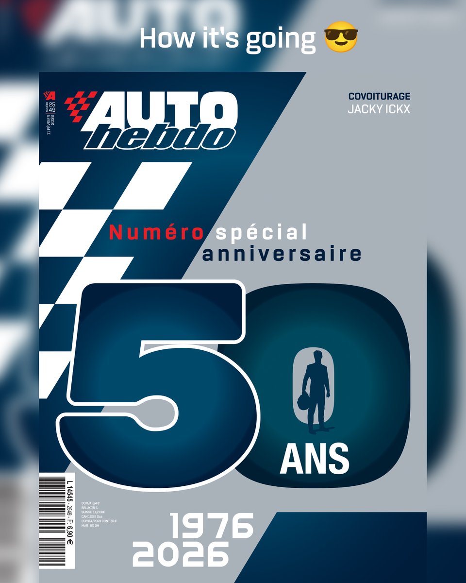 autohebdo's tweet photo. 1976 ➡️ 2026 https://t.co/qg43j46wRW