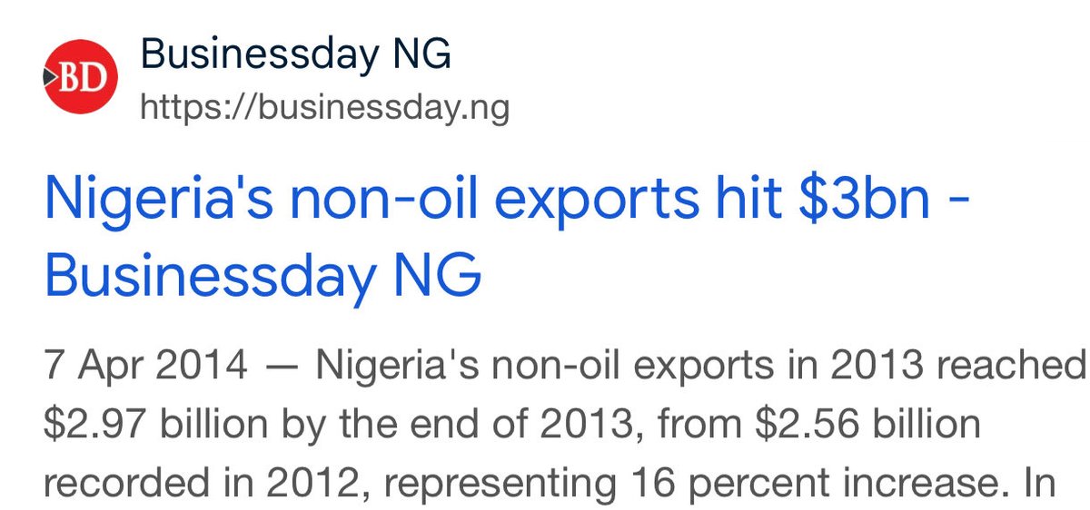 In 2025, Tinubu’s minister of Trade and Investment is celebrating $500m in exports.

In 2014, Nigeria made $3 billion from non-oil exports alone. 

Six times more.

This is what decline looks like and Jumoke Oduwole is calling it success.