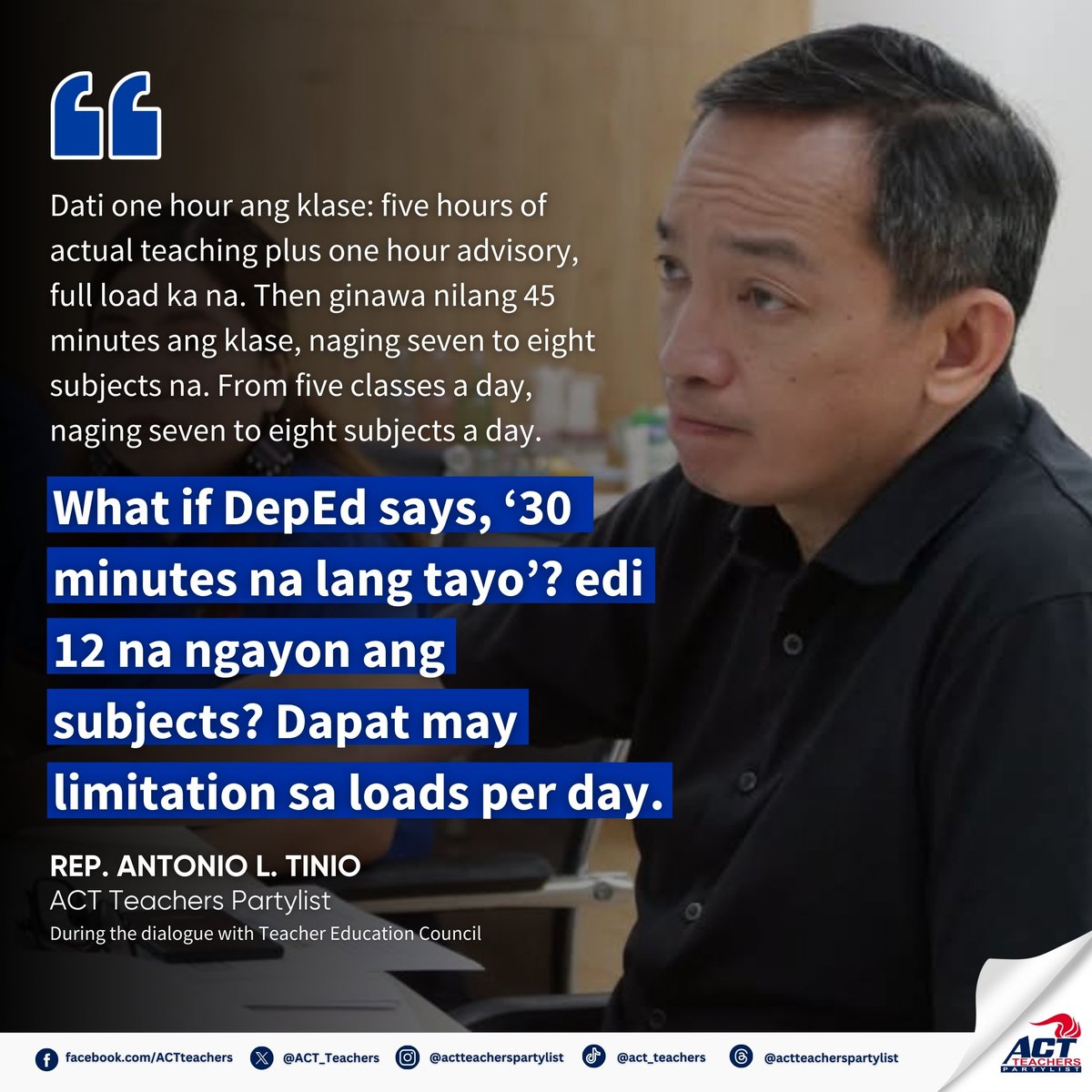 ACT Teachers Party-List tweet media