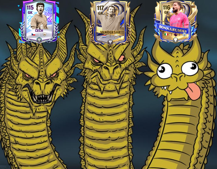 GianPuigi Ponnarumma- UTOTY 🤡
Cant stop near post 
Cant stop far post 
Cant stop long shots
Cant stop tap-ins

On the ground he’s a monster, 
In the air he’s a rumor  😭

Buffed stats 
Nerfed gloves 😂

All those 99s can’t buy performance.

#fcmobile26 #easports #Eafc26