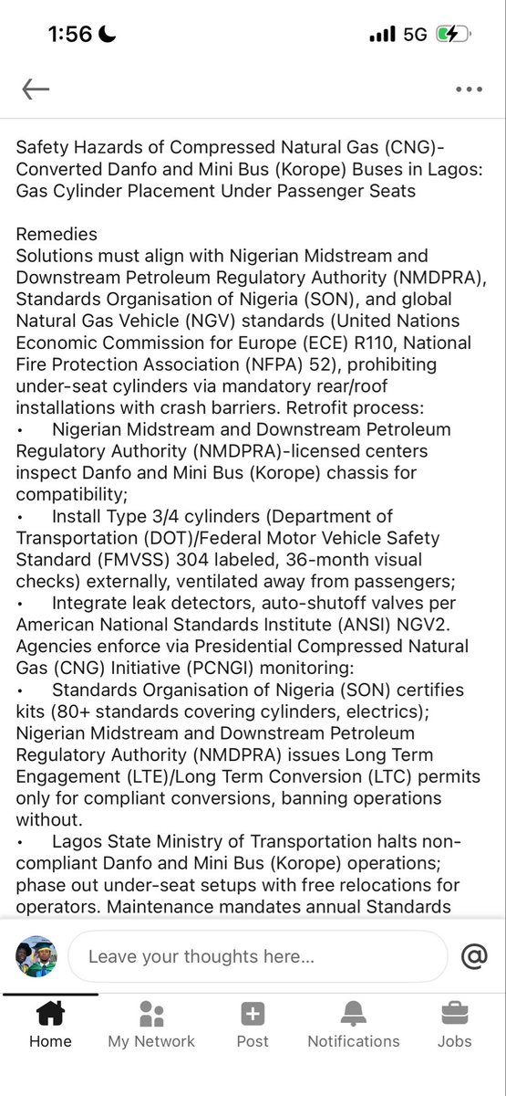 Okewale0's tweet photo. Safety Hazards of Compressed Natural Gas (CNG)-Converted Danfo and Mini Bus (Korope) Buses in Lagos: Gas Cylinder Placement Under Passenger Seats

#CNGDanfoDanger
#UnderSeatCNGExplode
#LagosBusFireRisk
#BanUnderSeatCylinders
#PCNGISafetyFail
#SaveLagosPassengers https://t.co/KcZ4nCM0Ee
