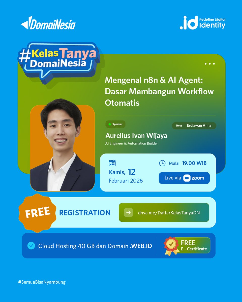Banyak pekerjaan digital masih dilakukan secara manual dan berulang, mulai dari pindah data antar aplikasi sampai kirim notifikasi. ⏳
Selain makan waktu, cara ini juga rawan error. Padahal, dengan workflow automation, proses-proses tersebut bisa dijalankan otomatis dan jauh