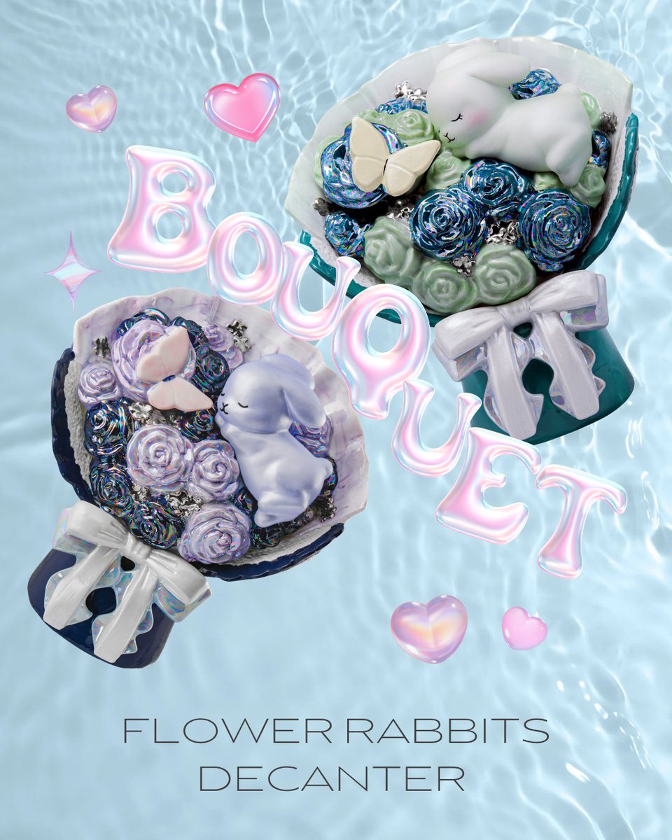 Flower Rabbits Decanter フラワーラビッツデキャンタ (@frd0907