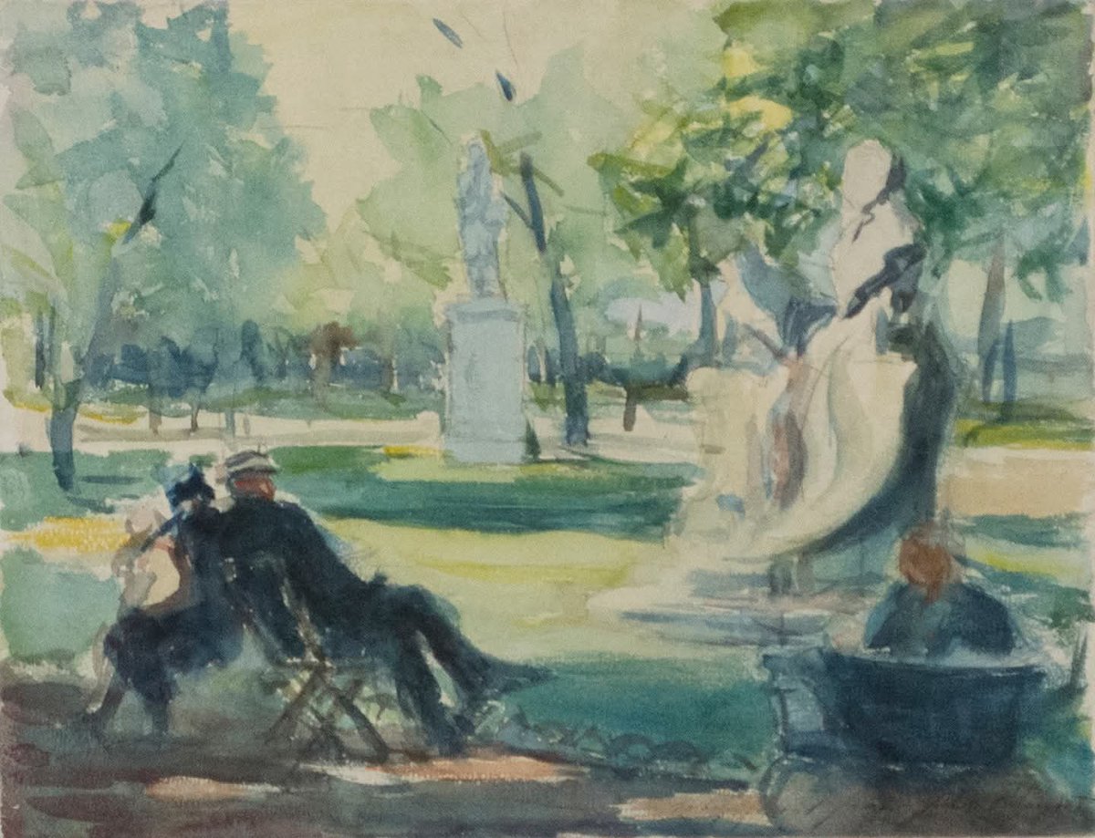 gokc22299's tweet image. .

John Singer Sargent, Afternoon in the Park, 1919. 

.