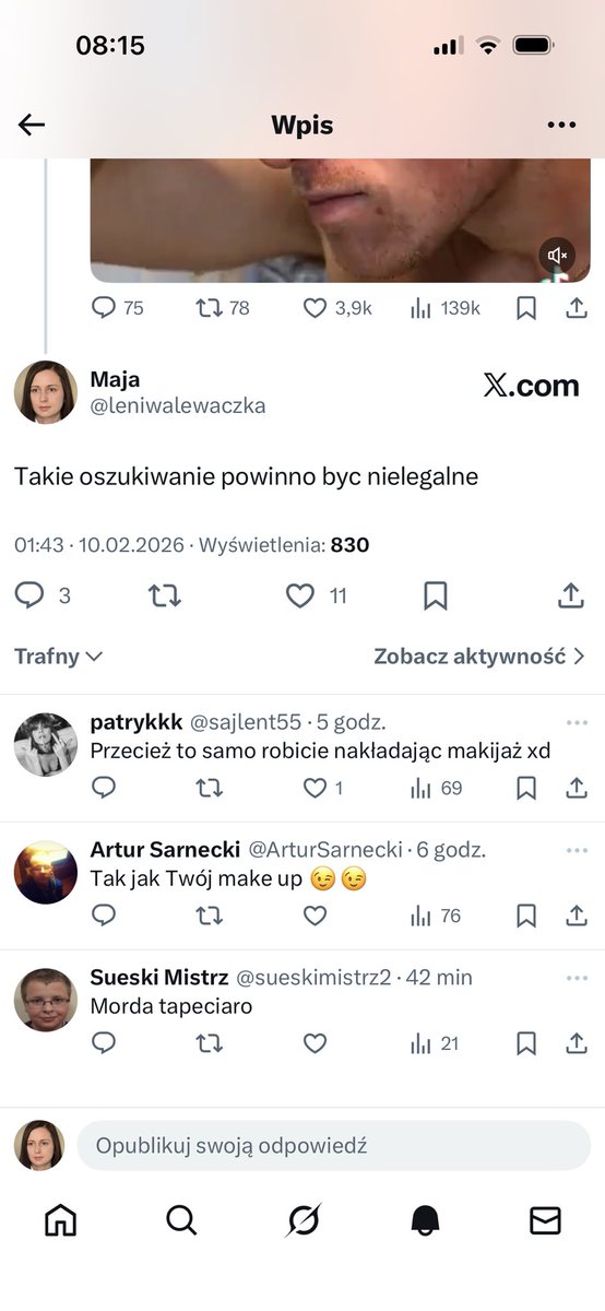 W mezczyznach najbardziej lubie zdolność do odczytywania ironii