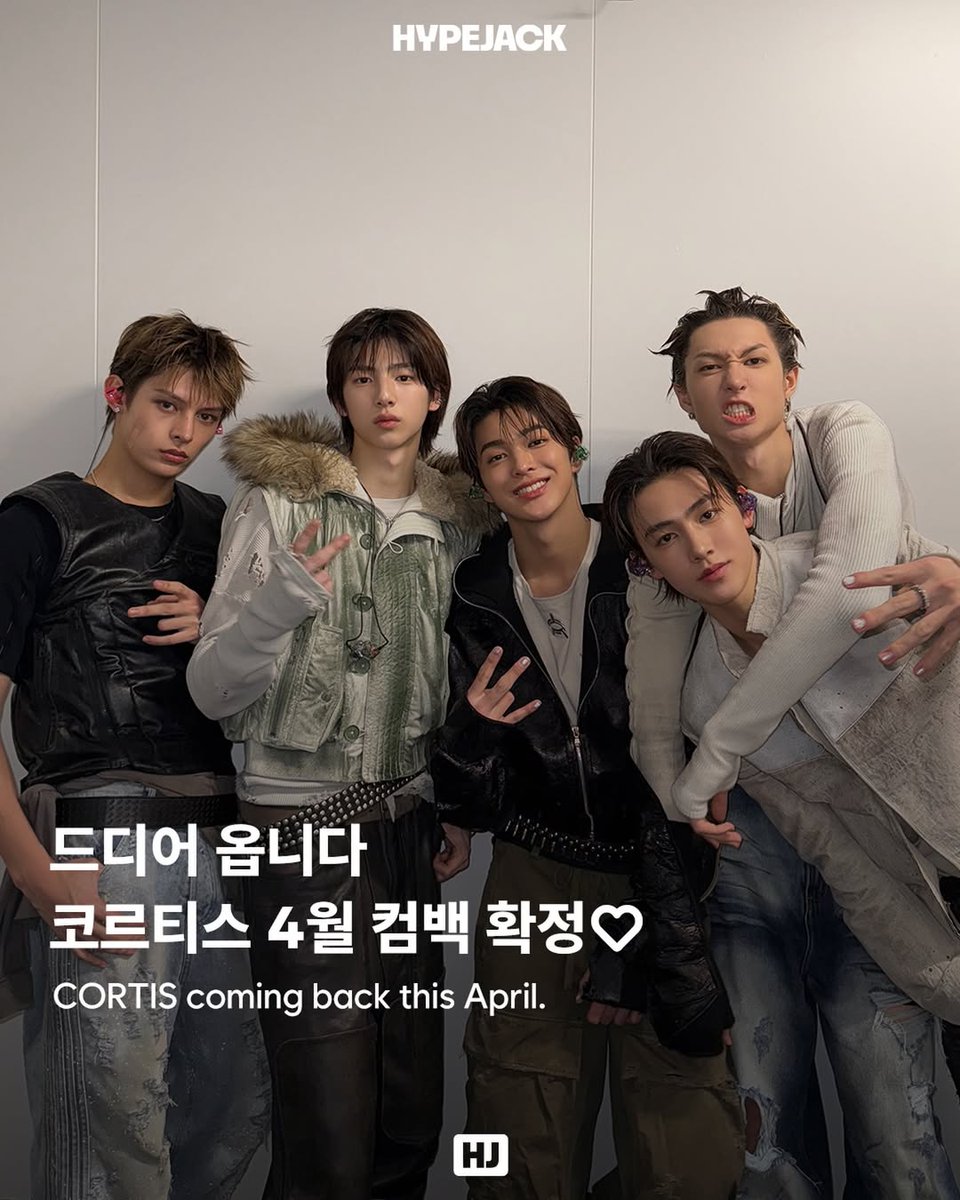 zhaoyufancokr's tweet image. [260210] Hypejackmag Instagram Update

CORTIS officially confirmed their comeback for April!

According to multiple industry insiders on the 10th, CORTIS is currently busy preparing for their new album. Fans can’t wait to see what kind of masterpiece they’ll bring this time.…