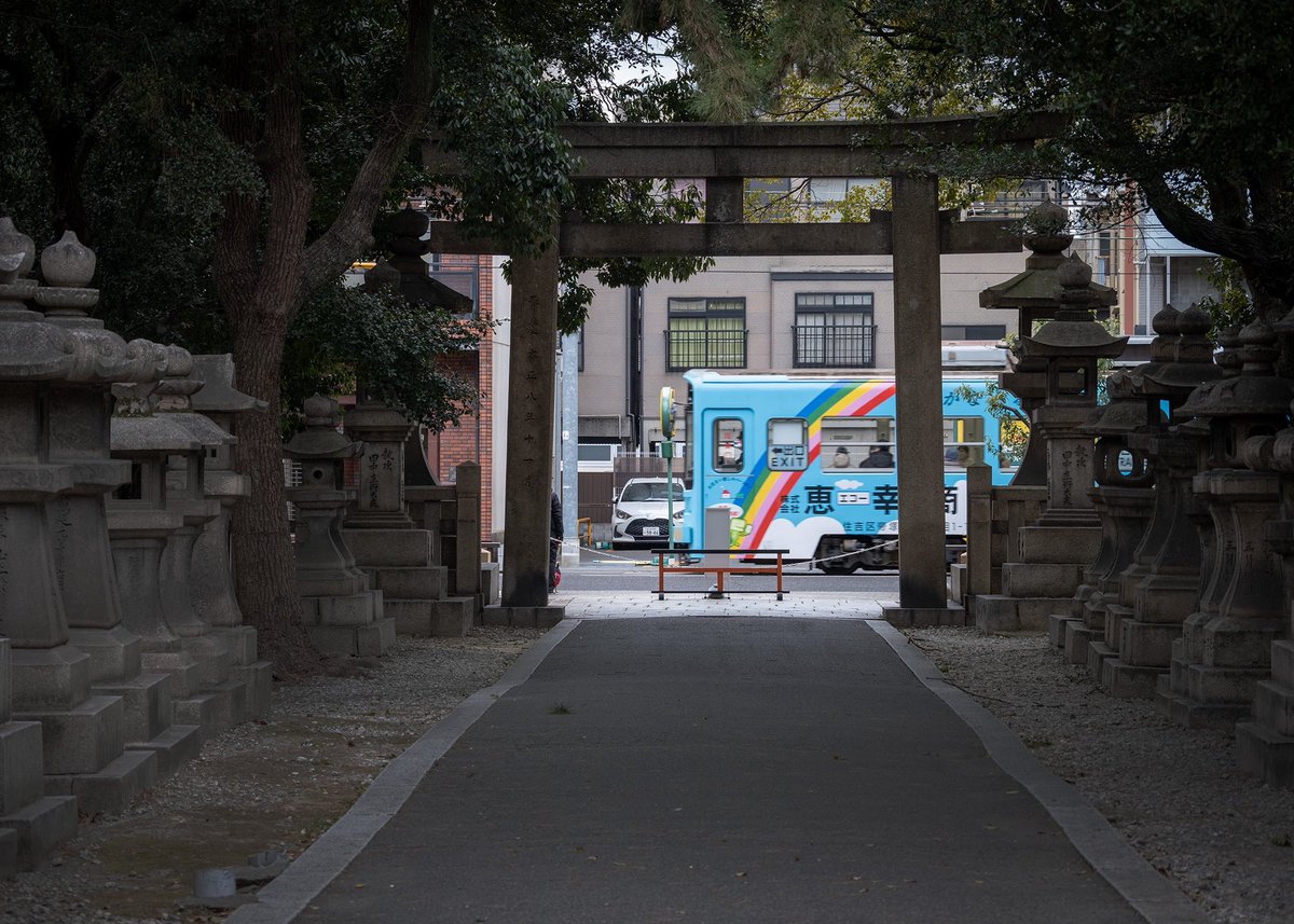 nimograph's tweet photo. 2026.2.8 阪堺線沿線の風景②

#fujifilm_xseries https://t.co/8h5owOWWcu
