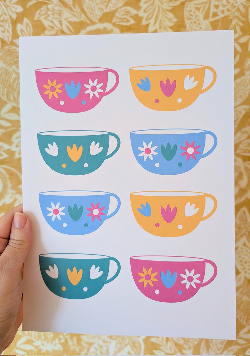 andrealem's tweet photo. Beautiful teacups
A perfect print for the kitchen
https://t.co/fwNChoAveV
#earlybiz #tea #tealover #kitchenprints #illustration #tuesdayvibe https://t.co/7nYPFn3Oul