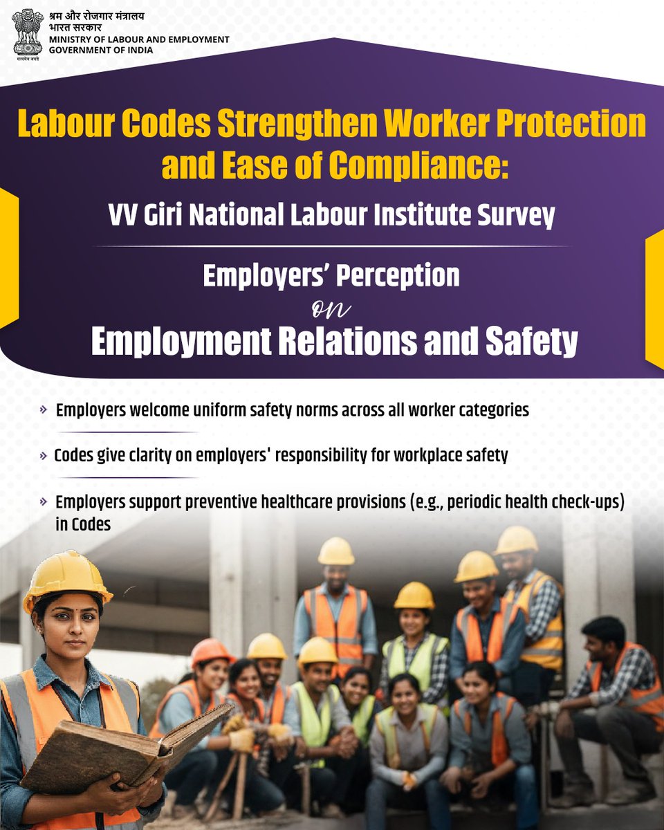 Ministry of Labour & Employment, GoI tweet media