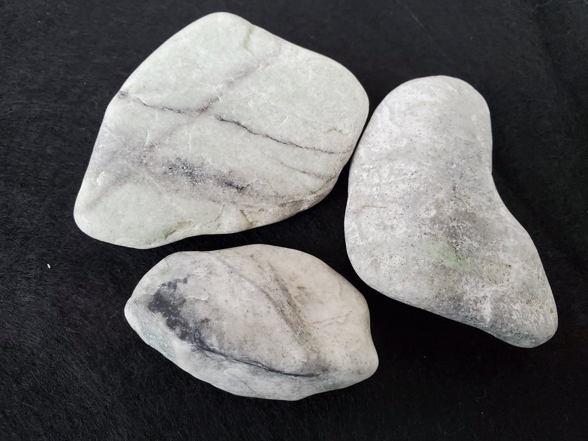 日曜日に静岡の某海岸で調査してきました。 糸魚川で採取出来るような