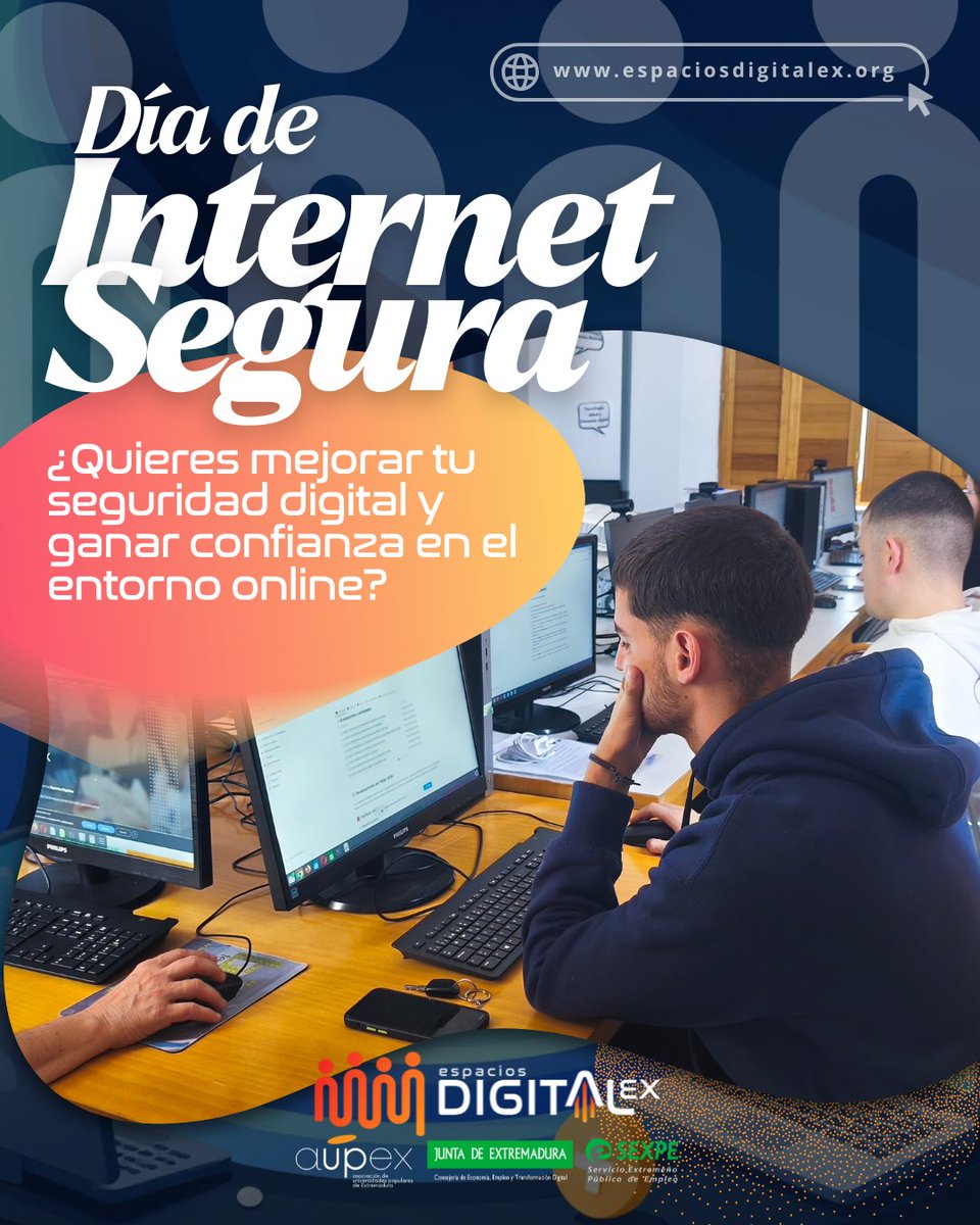 🔐 Celebramos el Día de Internet Segura

En un entorno cada vez más digital, usar Internet de forma segura, crítica y responsable es esencial para proteger nuestros datos, tomar mejores decisiones y aprovechar las oportunidades que ofrece la tecnología.

ℹ️bit.ly/3KE0ZXb