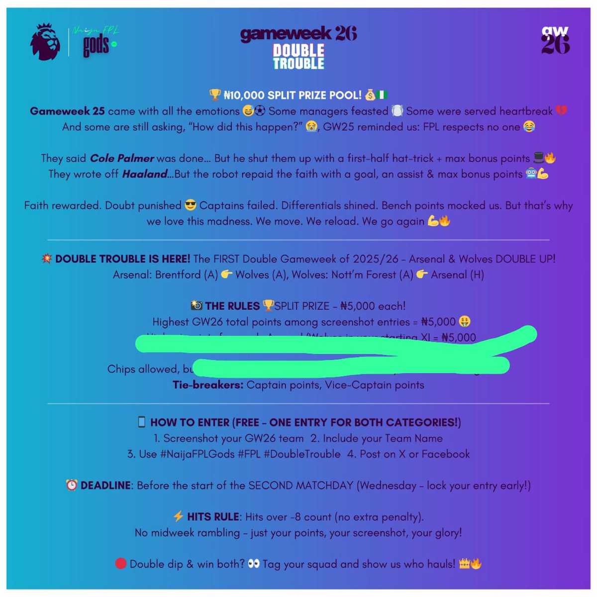 Naija FPL gods๐ญ tweet media