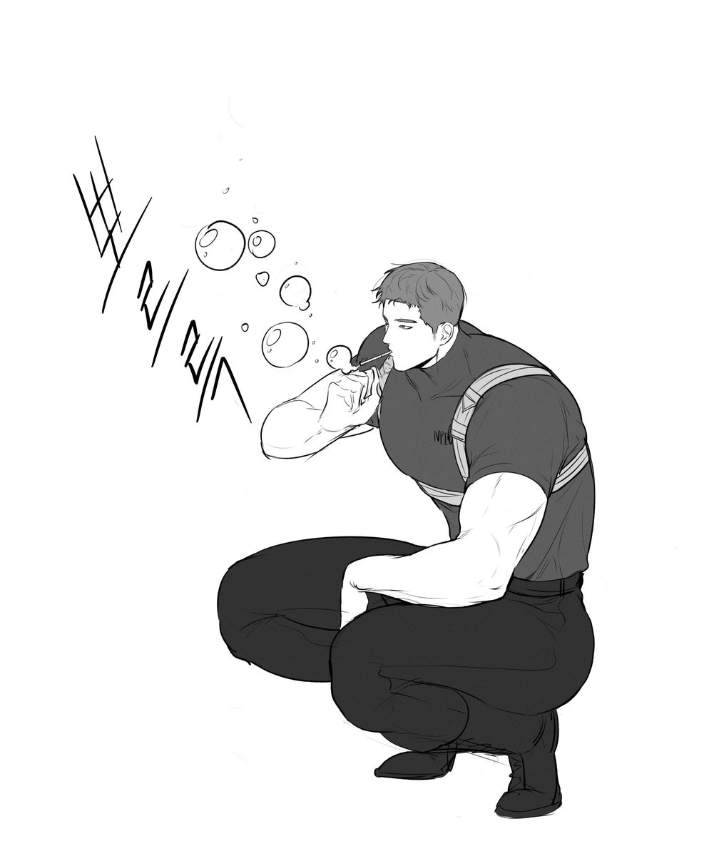 gamte428's tweet image. 비눗방울 담배 서지혁