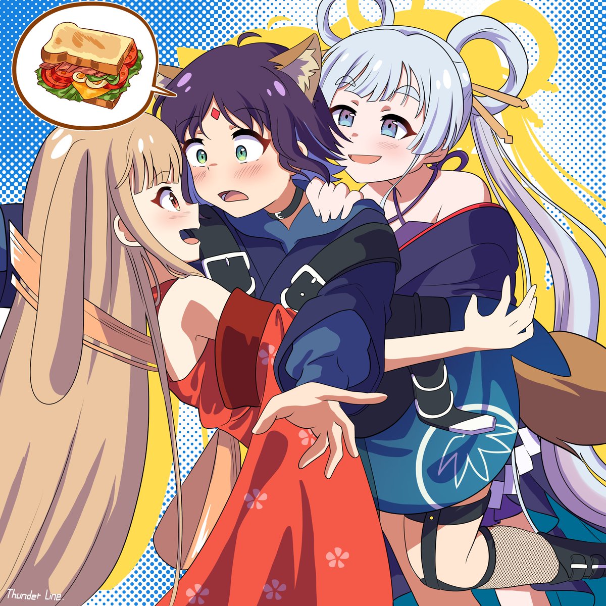 Sandwich 🙄
#CosmicPrincessKaguya #超かぐや姫