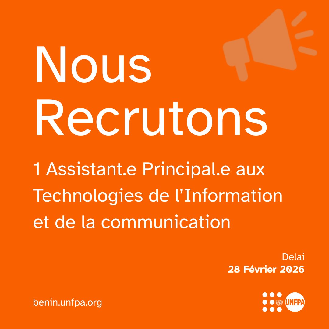 💻🔧 Passionné(e) de technologies et de solutions digitales ?
Rejoignez notre équipe en tant qu’Assistant(e) Principal(e) TIC et contribuez au bon fonctionnement de nos outils numériques.
📌 Candidatures ouvertes
Pour plus d'informations 👉shorturl.at/glAi6