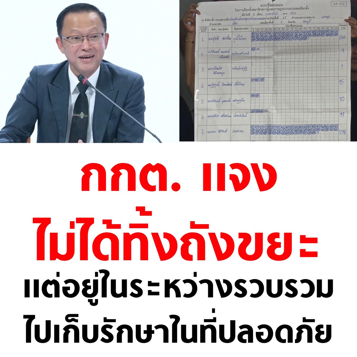 ครับท่าน 

#เลือกตั้ง69 #เลือกตั้ง2569 #นับใหม่ทั้งประเทศ #ชลบุรีเขต1