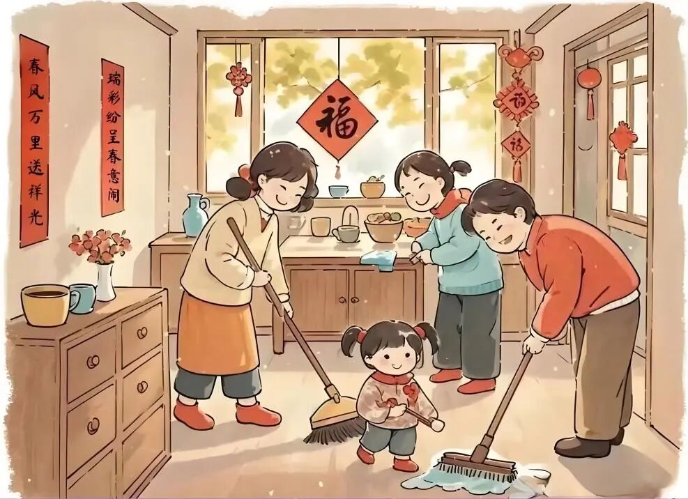 HenanPlus's tweet image. North China Little New Year checklist ✨ 
🍬Stove #Sugar + 🥟 #dumplings + 🧹 deep #cleaning + 🪟 put up red #paper-cut window decorations = Ready for the New Year!  
#LittleNewYear #ChineseNewYear #ChineseTraditions #ChineseCulture