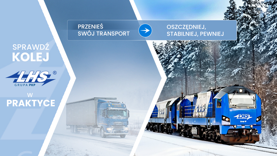 Zastanawiasz się nad zmianami w swojej logistyce?
 Proponujemy pilotażowy projekt kolejowy:
 - jeden transport
 - jedna relacja
 - kompleksowa obsługa
Chcesz sprawdzić, czy w Twoim biznesie kolej ma sens?
 Napisz „PILOTAZ” w komentarzu lub na adres e-mail handel@pkp-lhs.pl
