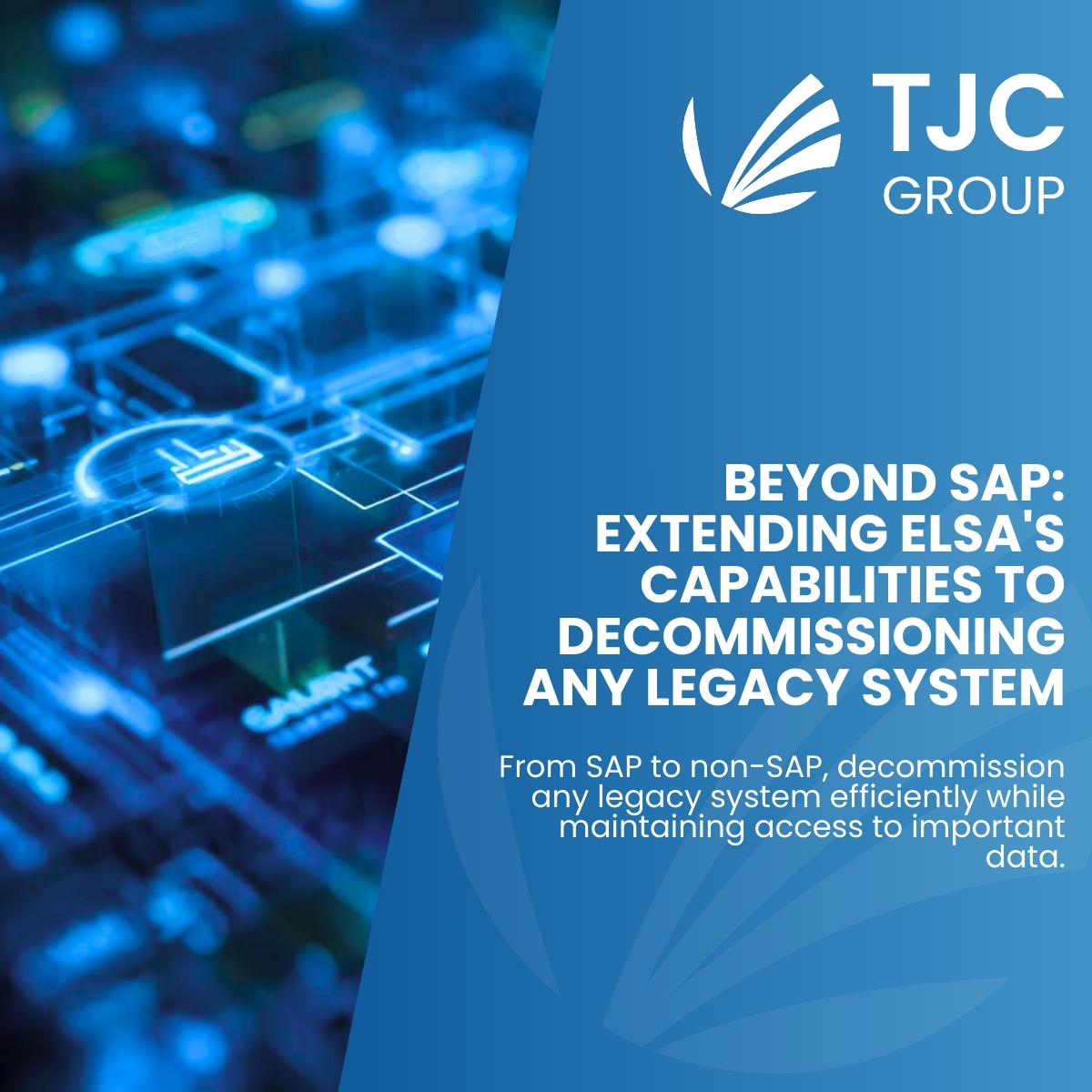 🚀 ELSA can now decommission any legacy system – not just SAP! Retire costly systems while keeping your data accessible and compliant. 👉 Read about the new capabilities here🔗hubs.la/Q042qqgY0

#legacydecommissioning #datamanagement #digitaltransformation #legacysystems