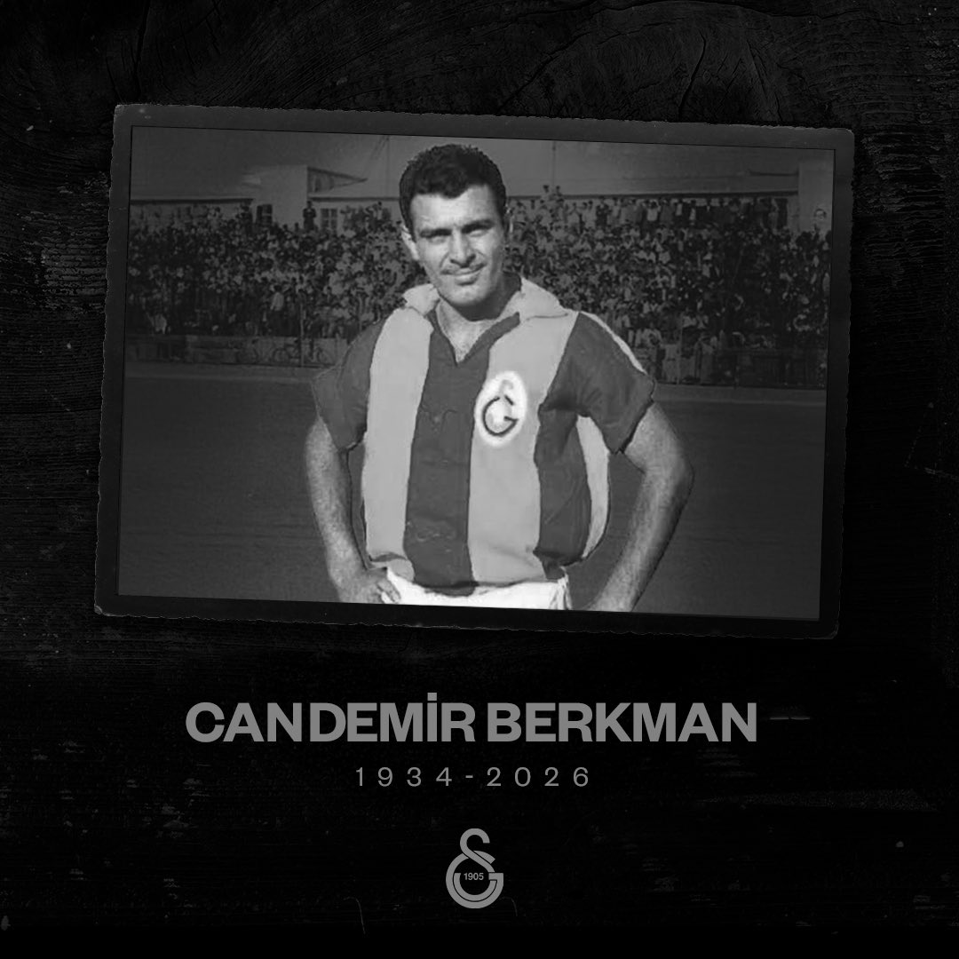 Kulübümüzün 7156 sicil numaralı Divan üyesi, Türk Milli Takımı’nın ve Galatasarayımızın unutulmaz futbolcularından, Türk futbol camiasına teknik direktör ve yönetici olarak uzun yıllar özveriyle hizmet etmiş Candemir Berkman’ın vefat ettiği haberini derin bir üzüntüyle öğrenmiş