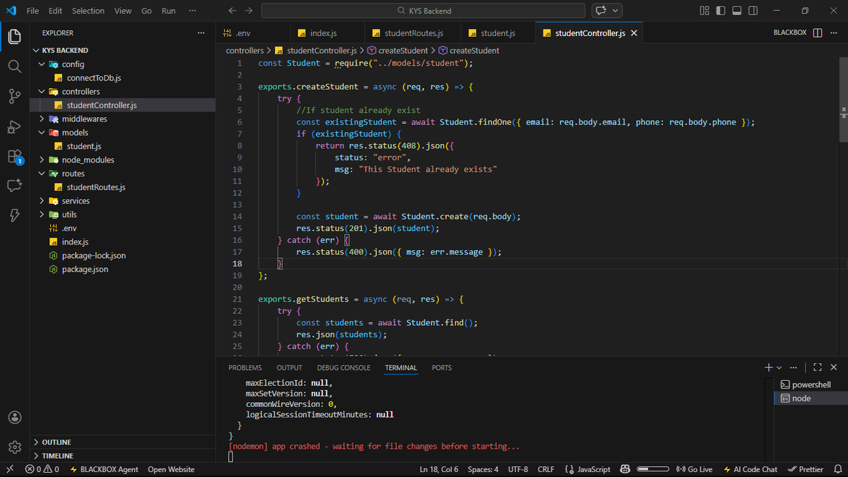 psalmstrings_'s tweet image. Building a Node.js backend is a real behind-the-scenes journey, models for data, controllers for logic, and routes to guide every request. Structure brings clarity, error handling builds strength, and enjoy smooth, stress-free API use.

#BuildInPublic #backendsolutions