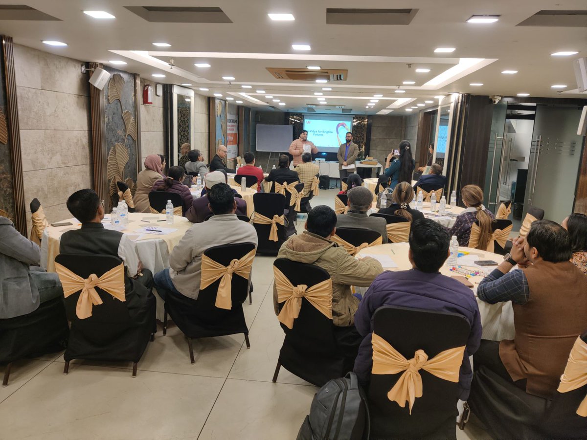 moineeorg's tweet photo. We had a Capacity Building Workshop for Principals in Delhi, focused on strengthening leadership ownership &amp; long-term sustenance of programs.

Session emphasized embedding Digital Learning, STEM/AI interventions, assessments, &amp; community engagement in regular school processes. https://t.co/CcEBgYHyMd