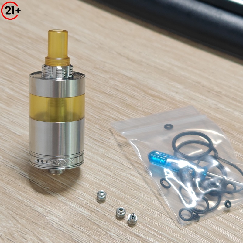 In Stock! YFTK Style 22mm RTA 3.3ml - Silver
tinyurl.com/29abkaem
Top Filling
Single coil deck
Material SS316L + PEI ultem + Black Peek
Come with air pins 1mm,1,4mm,2*0.8mm,3*0.8mm (One pre-installed)
Compatible with 415RTA V2 air pins
