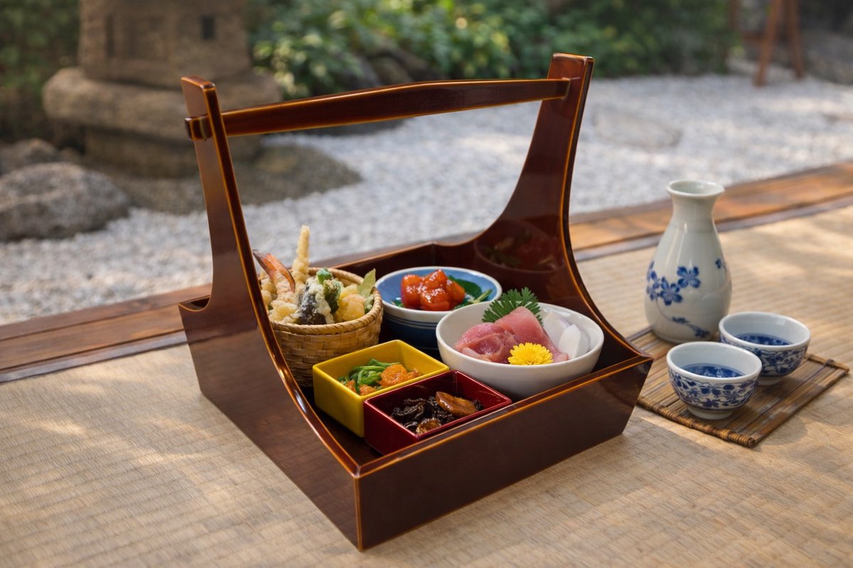 春慶塗 手提げ盛器】 果物・オードブル・料理の盛り合わせなど、用途を