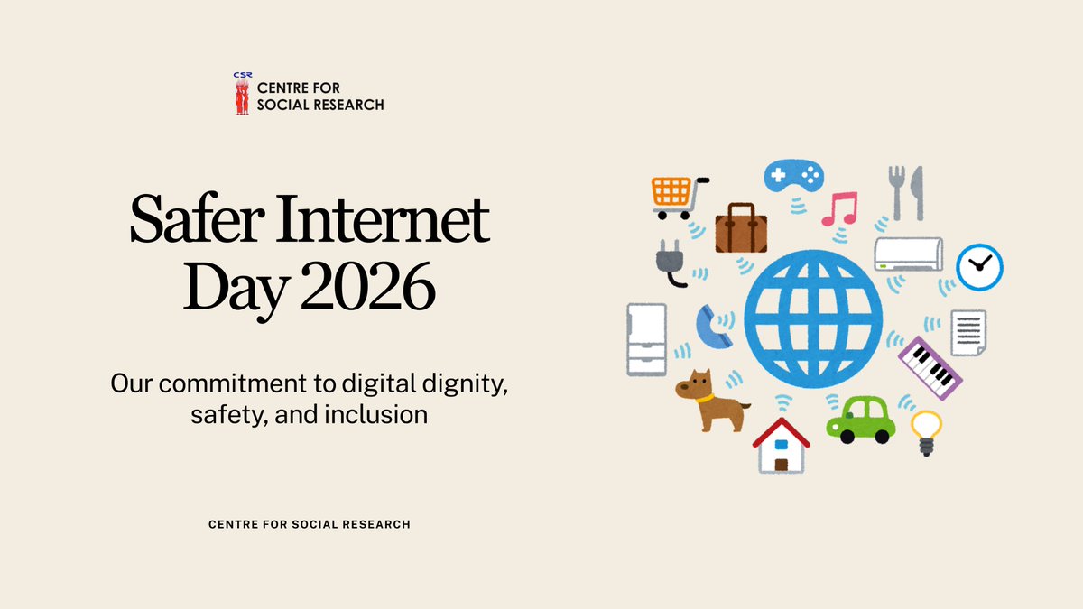 Safer Internet Day 2026

The internet should be a space for learning, opportunity, and empowerment, not fear or harassment.

On #SaferInternetDay, we reaffirm our commitment to:

✔ Promoting digital safety for women and girls
✔ Addressing online harassment and abuse
✔