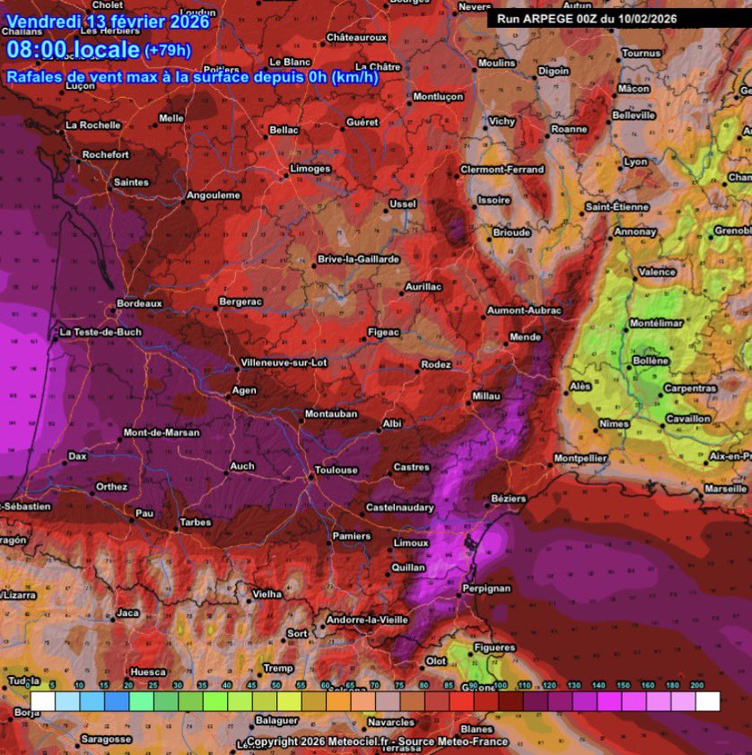 VigipreventionM's tweet image. Dans les prochaines heures, @MétéoFrance devrait placer plusieurs départements en #VigilanceOrange pour #vents violents. Une véritable #tempête est même évoquée sur l’#Aude, ainsi que sur les #PyrénéesOrientales et l’#Hérault, où la vigilance pourrait localement être relevée au