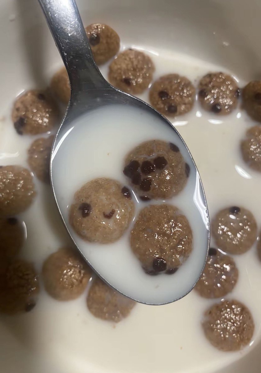 ghoostkook's tweet image. they turned jungkook into cookie crisp cereal and you are laughing