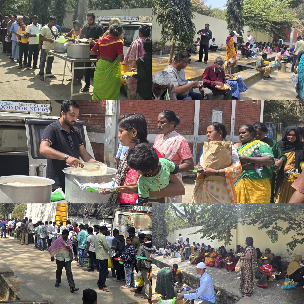 RotiCharity's tweet image. #humansforhumanity 
#foodforneedy
Today 3360.days. completed
Daily free food distribution in poor and deserving people  daily feed 250+ members of poor patients’ families living outside in govt hospitals, anyone interested support or donate
All donations eligible for exemption