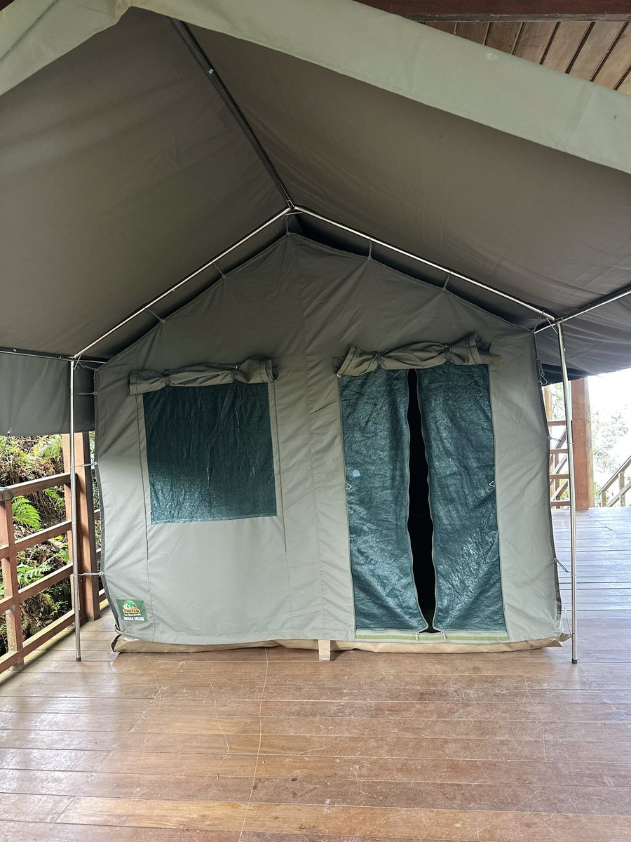 SolNishimwe's tweet photo. immediately made me feel like this was going to be an experience to cherish.
I thought the tents would be very simple, but trust me, the moment my eyes landed on the large tent built almost like a little house, I knew I was going to have a great time. https://t.co/017mJKFSgq