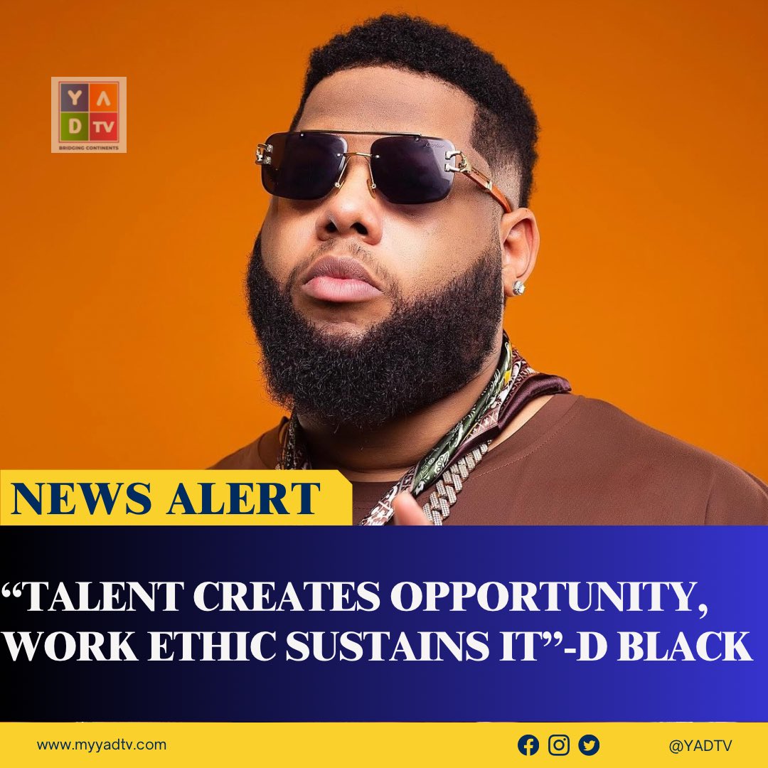 Renowned musician and producer D-Black has advised artistes in the creative industry not to rely on talent alone, urging them to be punctual, communicate clearly, and consistently deliver on their commitments.

#YADTV  #นับใหม่ทั้งประเทศ #Iran