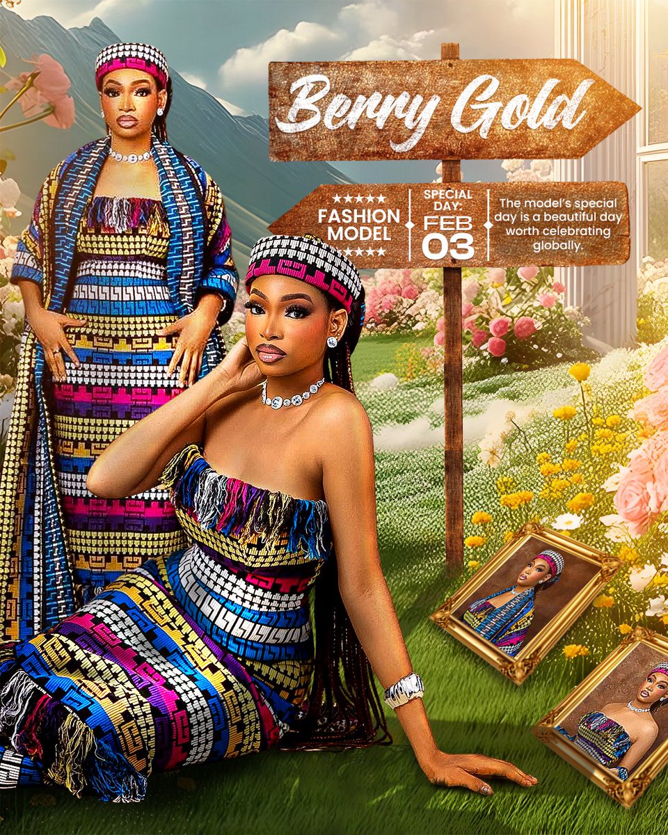 Lented6's tweet photo. Here’s a calm and clean design we pulled off for Berry Gold
A visual created to celebrate her birthday while beautifully representing who she is as a fashion model. A perfect blend of style, personality, and celebration, all in one creative piece.

Happy New Week beautiful people https://t.co/o9YkqRkATa