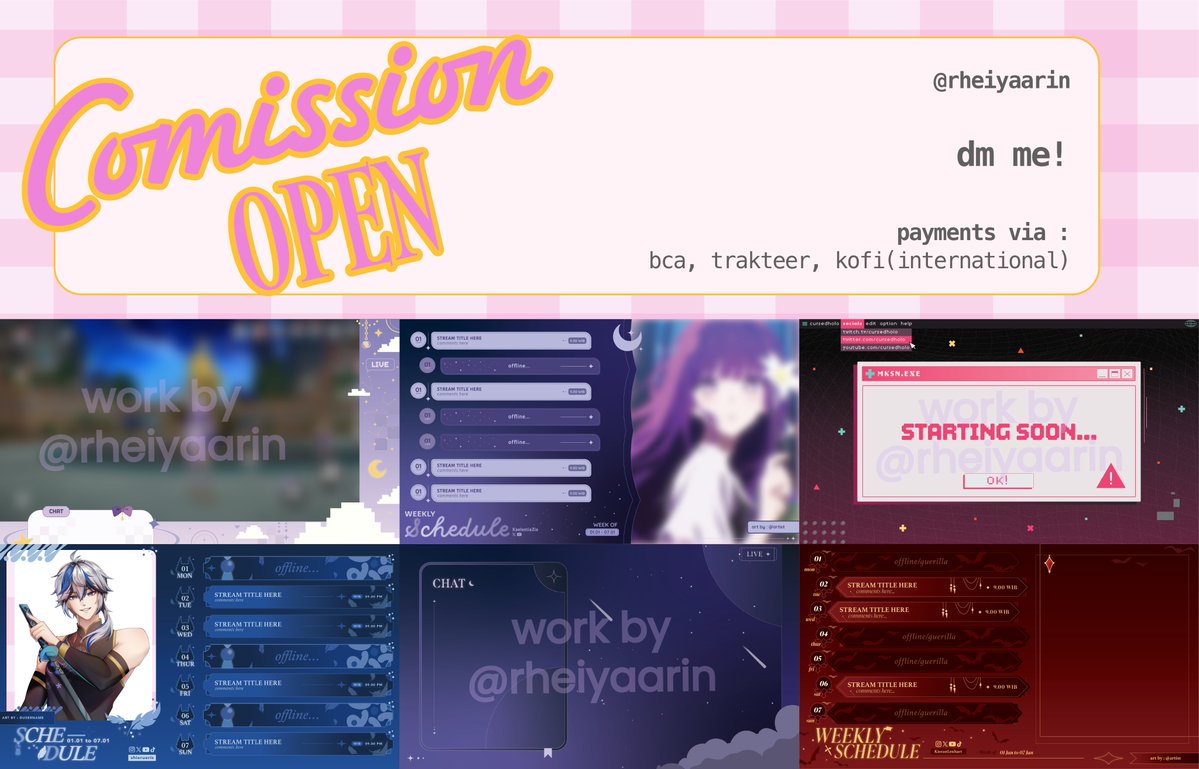 rheiyaa ⋆౨ৎ˚⟡˖ ࣪ | Overlay Comms Open! tweet media