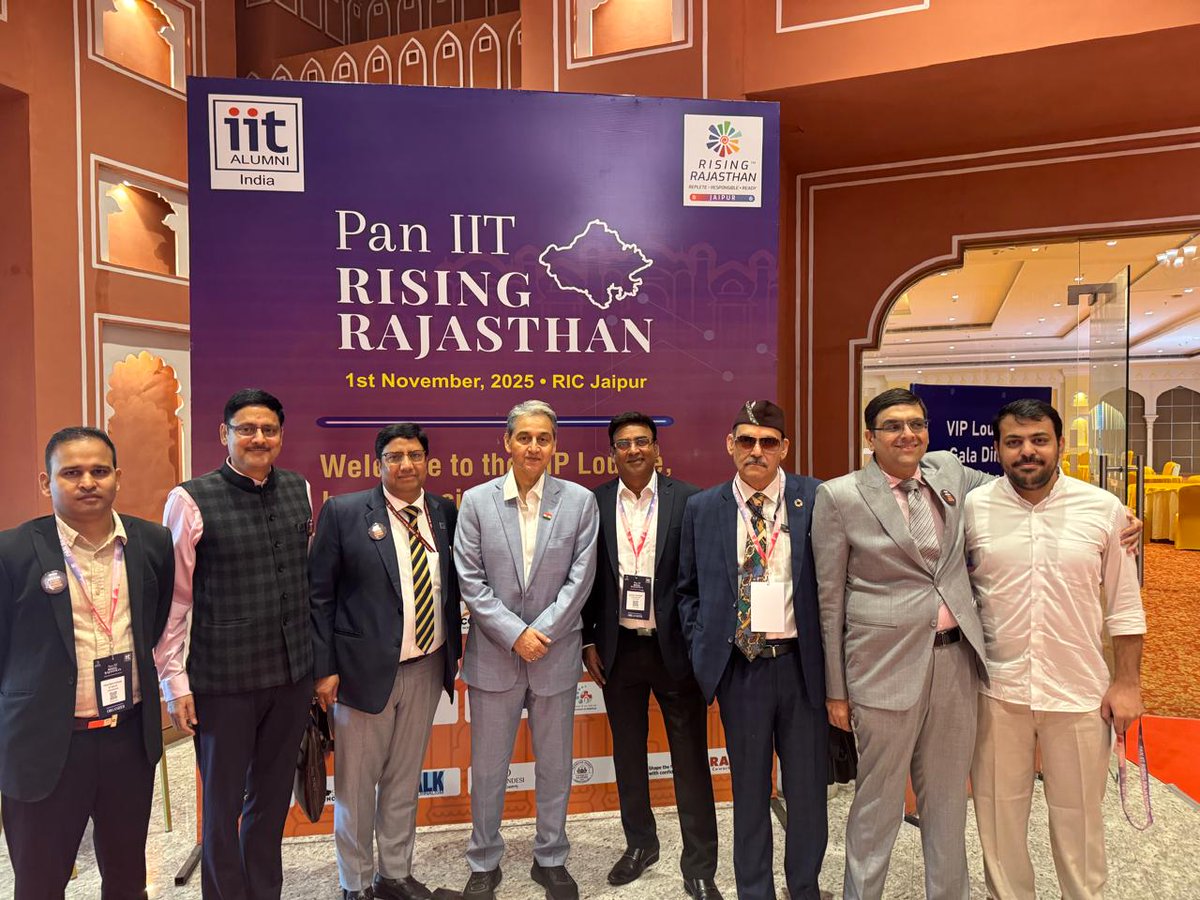 At our Pan IIT, Jaipur event. Chief Secretary and DG Intelligence , Rajsthan are also the IITians <a href="/paniitindia/">Pan IIT Alumni India</a>  <a href="/IITRAAOfficial/">IIT Roorkee Alumni Association</a> <a href="/nkgoyal167562/">Prof NK Goyal Chairman Aycasonics & TEMA CMAI CSAI</a> <a href="/alokelal/">Aloke Lal</a> <a href="/TSTirumurti/">T S Tirumurti</a> <a href="/kavitakiran/">Dr kavita kiran</a> <a href="/MuntazirAbbas/">Muntazir Abbas</a>