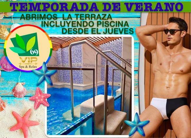 Sauna69vip 🍆🍑♨️👿 te trae la temporada de verano, desde los jueves hasta los domingos estará la piscina disponible para que te refresque a de este calor 🥵 así que ya sabes sauna69vip siempre pensando en ti, te esperamos acá en tu mejor opción en diversión 🍆🍑♨️