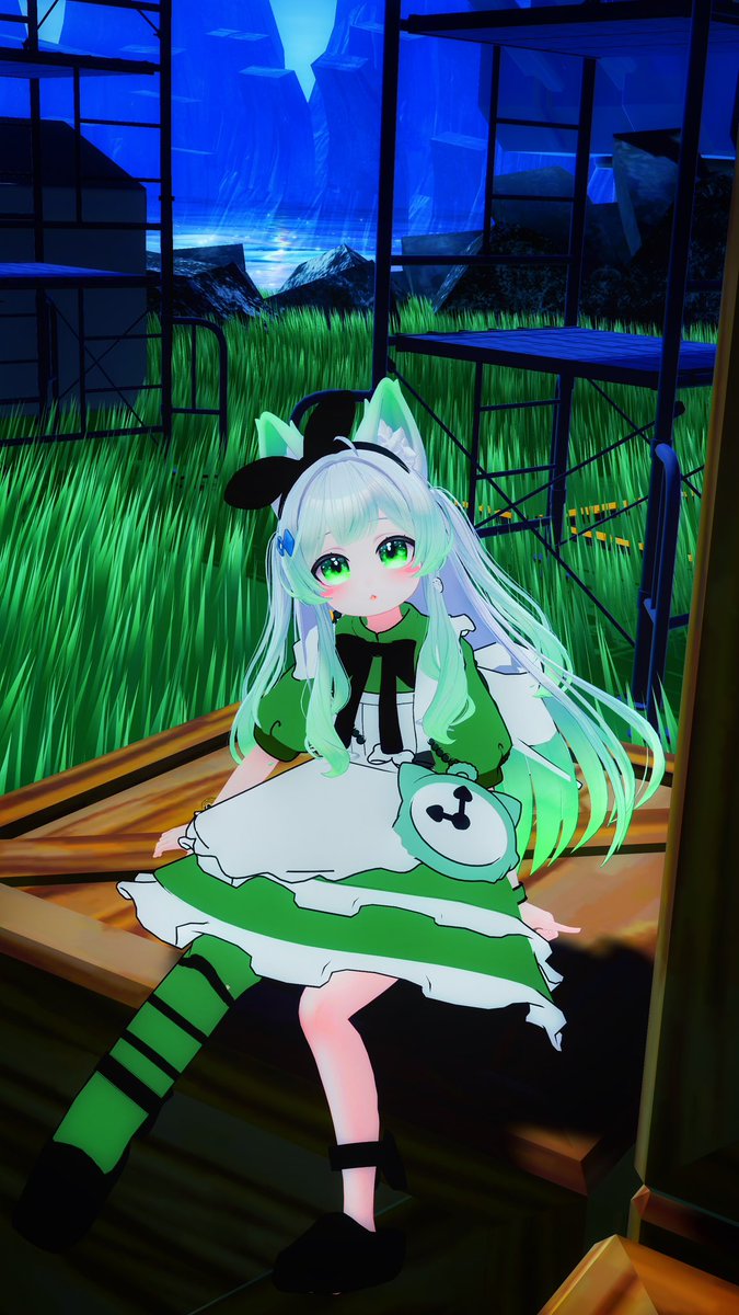 おひる〜🎶 あなたも休憩なのですか？ お隣に来て一緒にお話しませ