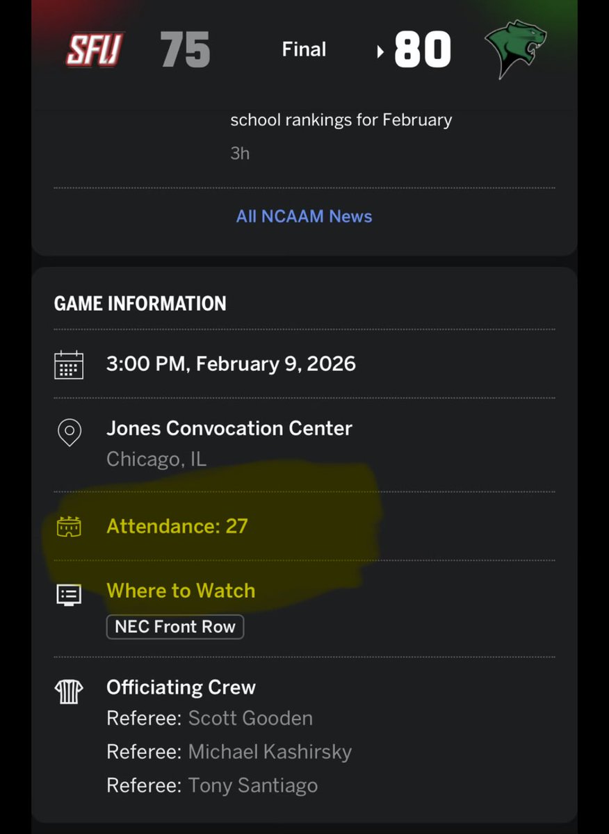 I’ve seen everything in my nearly 20 years of betting college athletics. I have never seen this:  

👀 ⬇️