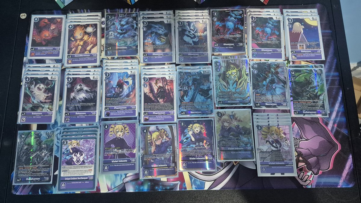 CodeCrownPod's tweet photo. Retooled my Ghost Deck with the new promos. Can't wait to bling and upgrade the crap out of it with EX-11!
#Digimon #DigimonLiberator #DigimonCardGame #VioletInboots #Necromon #Ghostmon #Dullahamon https://t.co/tglerz7Ipp