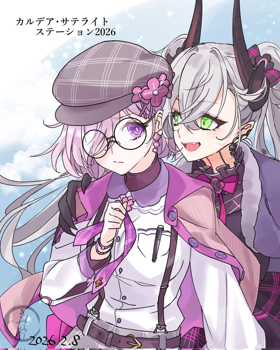 yuapple241's tweet image. #カルデアサテライトステーション
#FGO

カルデア・サテライトステーションのファンアート🩷💚

隣にいたのはリリスちゃんでした😊
珍しいマシュの微妙な表情を描きたくて…

(代替テキストにセリフがあります☺️)