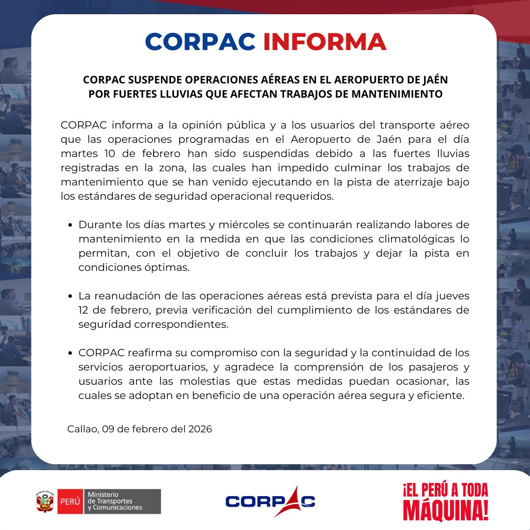 CORPAC S.A. OFICIAL tweet media