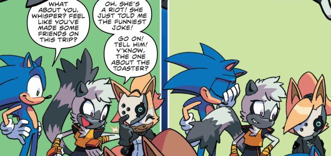 Even after almost over 7 years, it’s still unknown what Whisper’s toaster joke was.