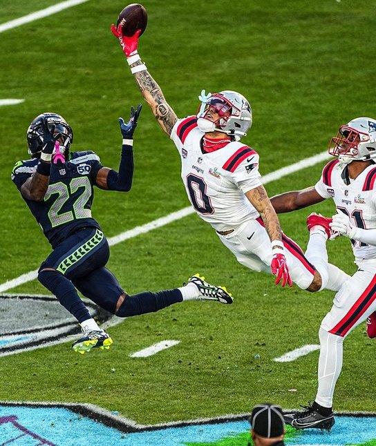 BoucherMitch's tweet photo. Regardless. This was absolutely beautiful. Patriots legend in the making. https://t.co/1UmdYxzh30