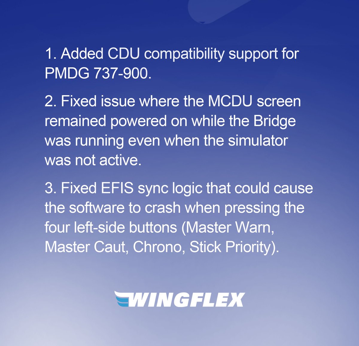 Wingflex Sim tweet media