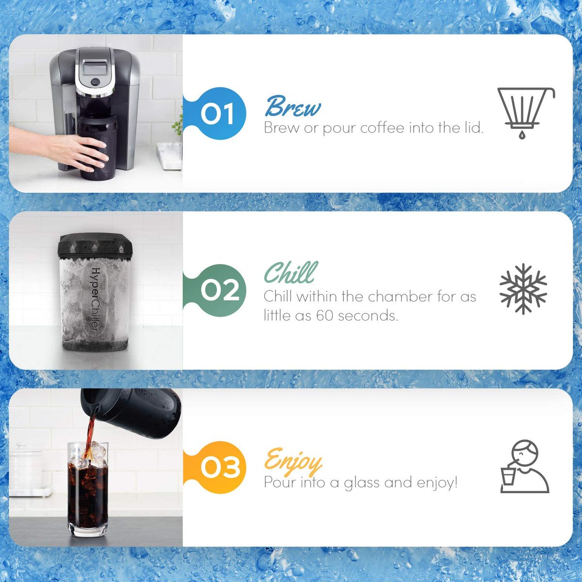 UnicunShop's tweet image. Hot coffee NOW, iced coffee in 60 secs?! 🤯 The HyperChiller is here to save your mornings (and your wine 🍷)! No more watered-down drinks! 🧊 Get frosty fast: unicun.com/product/hyperc… #icedcoffee #winecooler #hyperchiller #beveragecooler #summeressentials #unicun&amp;lt;/end_of_turn&amp;gt;